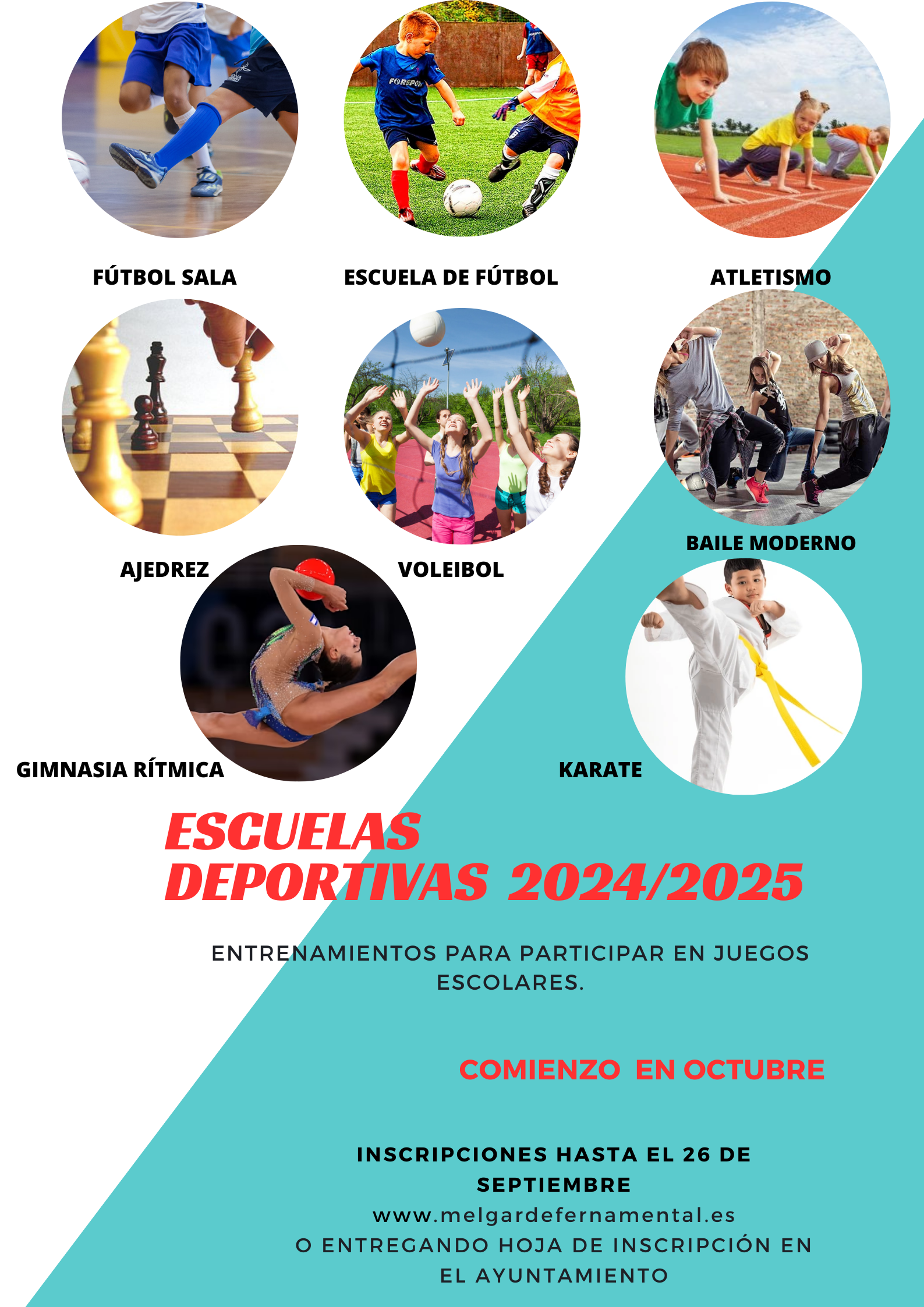 ACTIVIDADES DEPORTIVAS ESCOLARES 2024/2025