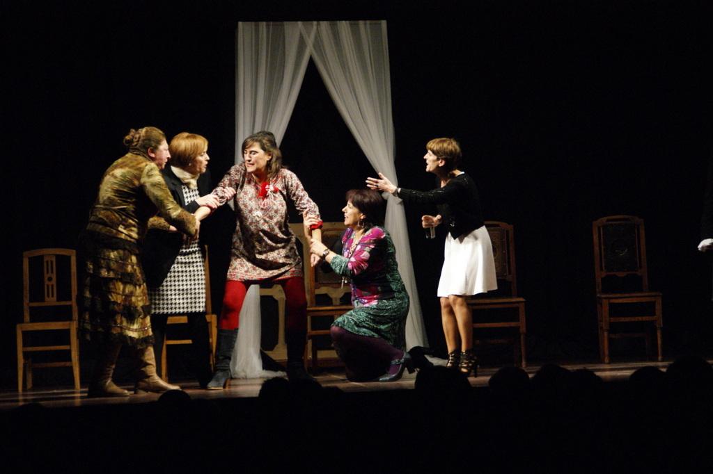 El grupo de teatro contrapunto representó "La Sufridera"