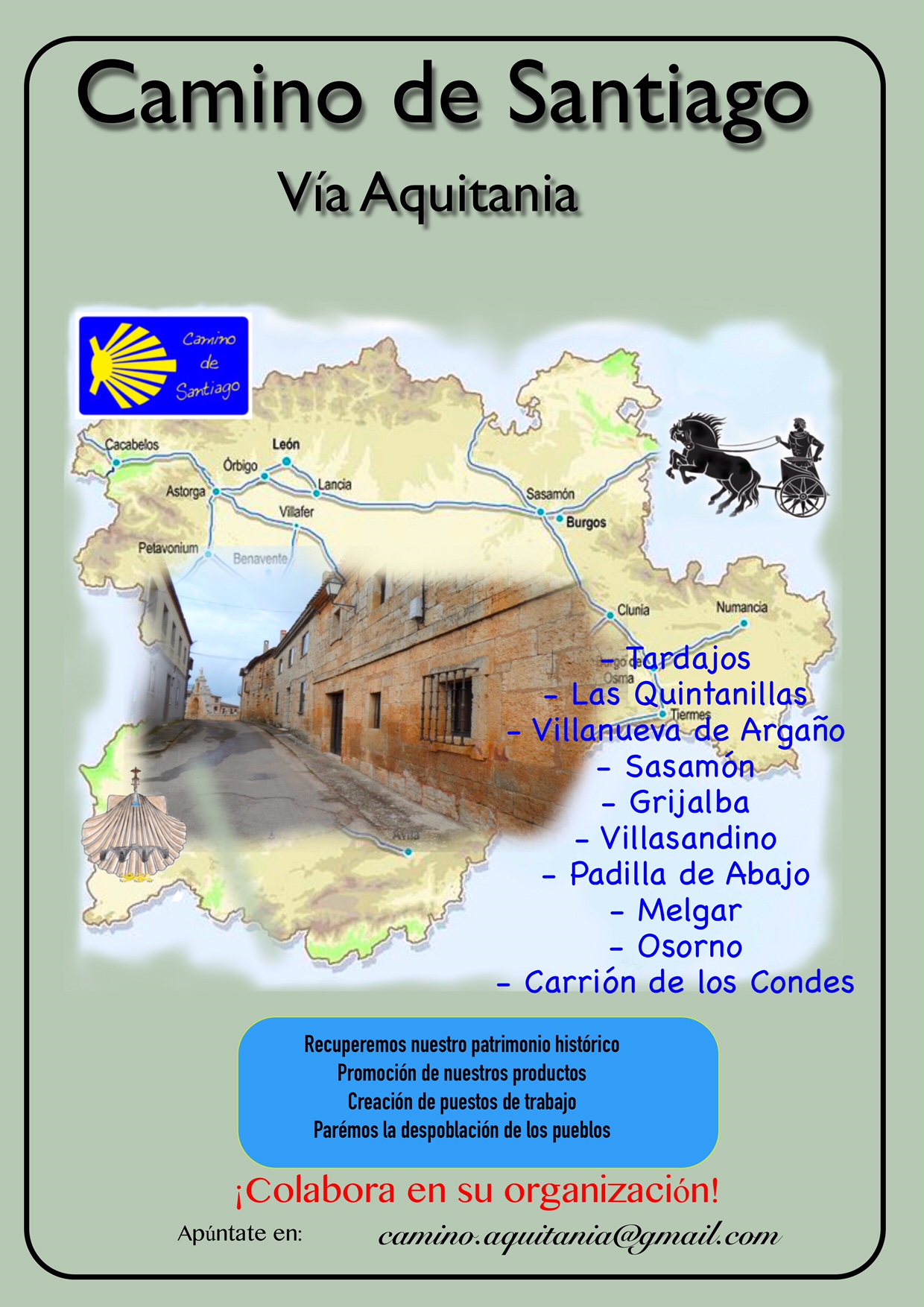 Vía Aquitania del Camino de Santiago